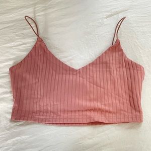 Basic Pink Crop Top